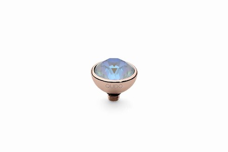 Qudo Rose Gold Topper Bottone 10mm - Serene Grey Delite